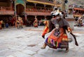 The masked dance in Hemis gompa (monastery), Ladakh, India