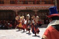 The masked dance in Hemis gompa (monastery), Ladakh, India