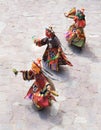 The masked dance in Hemis gompa (monastery), Ladakh, India