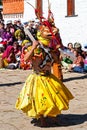 Traditional festival in Bumthang, Bhutan