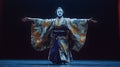 AI-Generated Kabuki Performer Royalty Free Stock Photo