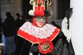 Masked lady at the Venice Carnival festival