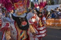 Masked Morenada dancer at the Arica Carnival Royalty Free Stock Photo