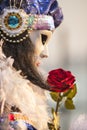 Masked participant in The Carnival of Venice