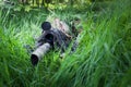 Masked special forces sniper Royalty Free Stock Photo