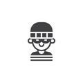 Masked Thief vector icon