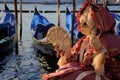 Masked Woman in Venice