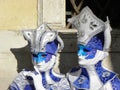 Masks in beautiful costume at Carnival in Venice Royalty Free Stock Photo