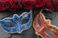 Masks of best carnivals in the world Royalty Free Stock Photo