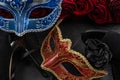 Masks of best carnivals in the world Royalty Free Stock Photo