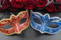 Masks of best carnivals in the world Royalty Free Stock Photo