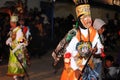 Masks from Paucartambo, Peru during the procession of the Virgen del Carmen