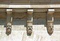 Masks, The Pont Neuf In Detail (Paris France)
