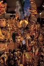 masks in a store in Venice. Venetian masks in store display in Venice. Annual carnival in Venice is among the most Royalty Free Stock Photo