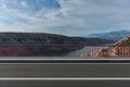 Maslenica bridge, A1 Highway bridge under Velebit Mountain, Dalmatia, Croatia