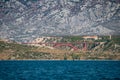 Maslenica bridge, A1 Highway bridge under Velebit Mountain, Dalmatia, Croatia