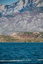 Maslenica bridge, A1 Highway bridge under Velebit Mountain, Dalmatia, Croatia