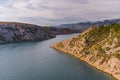 Maslenica bridge, A1 Highway bridge under Velebit Mountain, Dalmatia, Croatia