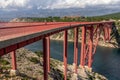 Maslenica Bridge near Zadar, Croatia Royalty Free Stock Photo