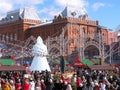 Maslenitsa in Moscow, Russia