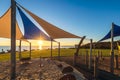 Maslin Beach kids playground at sunset Royalty Free Stock Photo