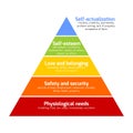 Maslow's pyramid of needs