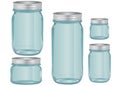 Mason Glass Jars in various sizes