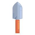 Mason trowel icon cartoon vector. Wall mortar Royalty Free Stock Photo