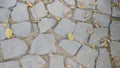 Masonary stone walkway Royalty Free Stock Photo
