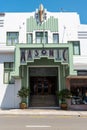 The Masonic Art Deco hotel in downtown Napier, New Zealand