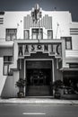 The Masonic Art Deco hotel in downtown Napier, New Zealand