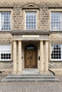 Masonic Hall building with doorway and sign