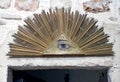 Masonic symbol in the Monastery of the Cross