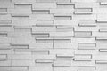 Masonry Block Wall Background Black and White Royalty Free Stock Photo