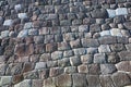 Masonry pattern of the old Edo Castle stone wall. Tokyo. Japan