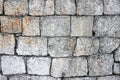 Masonry stone arbitrary shape Royalty Free Stock Photo