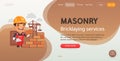 Masonry Website Template