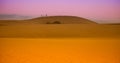 Maspalomas desert dunes at dusk Royalty Free Stock Photo