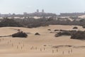 Maspalomas desert Gran Canaria Spain Royalty Free Stock Photo