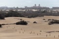 Maspalomas desert Gran Canaria Spain Royalty Free Stock Photo