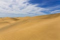 Maspalomas Duna - Desert in Canary island Gran Canaria Royalty Free Stock Photo