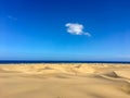 Maspalomas dunes - Gran Canaria - Spain Royalty Free Stock Photo