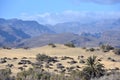 Maspalomas dunes, Gran Canaria Royalty Free Stock Photo