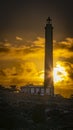 Maspalomas Gran Canaria Lighthouse at early Morning Royalty Free Stock Photo
