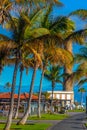 Maspalomas lighthouse at Gran Canaria, Canary Islands, Spain Royalty Free Stock Photo