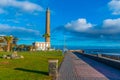 Maspalomas lighthouse at Gran Canaria, Canary Islands, Spain Royalty Free Stock Photo