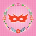 masquerade background. Vector illustration decorative design