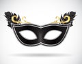 Masquerade Carnival Mask Icon Vector Illustration Royalty Free Stock Photo