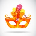 Masquerade Carnival Mask Icon Vector Illustration Royalty Free Stock Photo