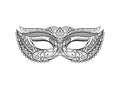 Masquerade Carnival Mask. Vector